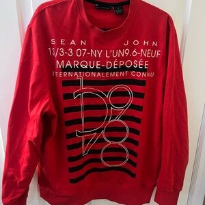 Sean John Red Graphic Men's sweatshirt XL